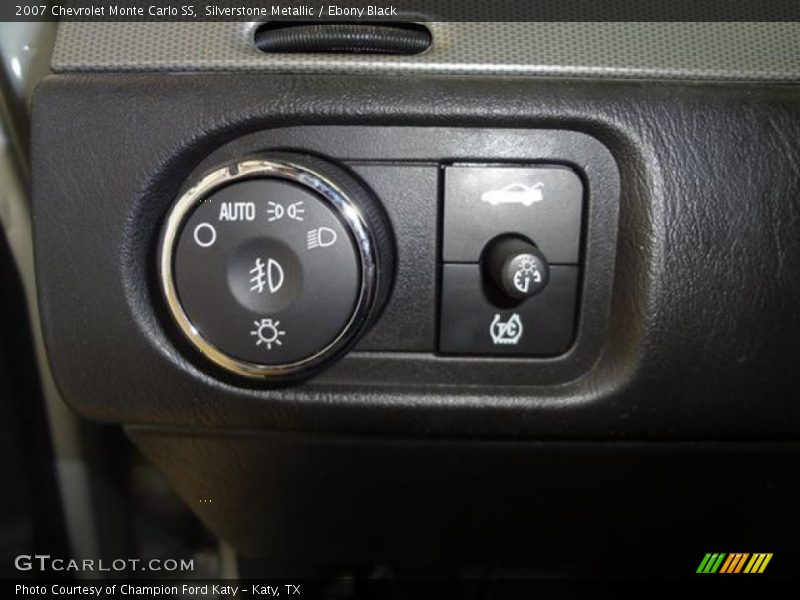 Silverstone Metallic / Ebony Black 2007 Chevrolet Monte Carlo SS