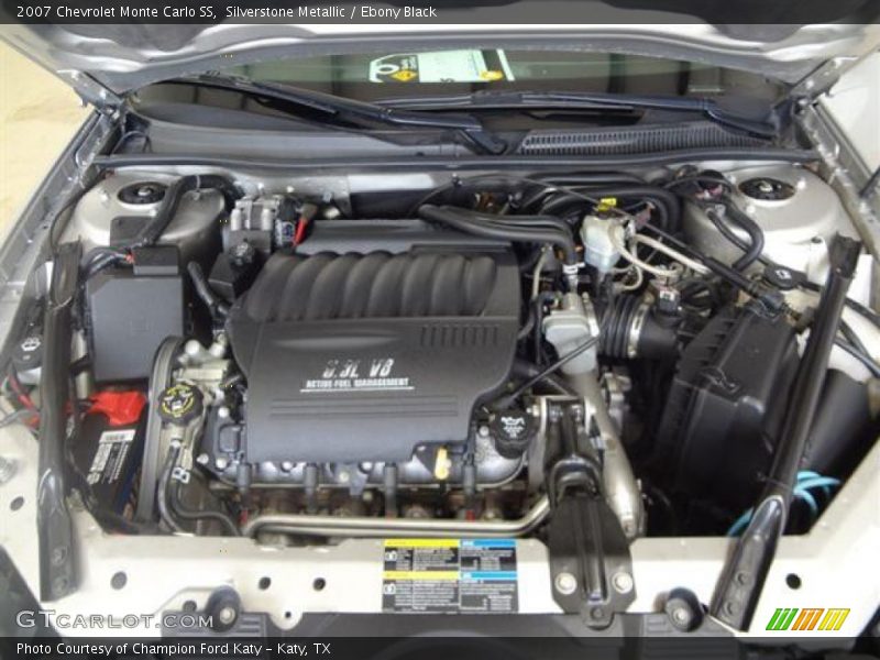 Silverstone Metallic / Ebony Black 2007 Chevrolet Monte Carlo SS