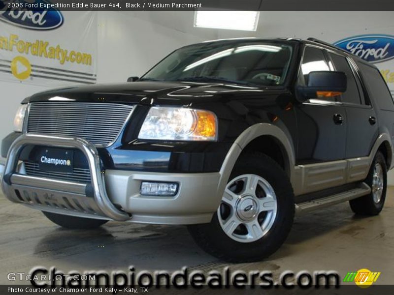 Black / Medium Parchment 2006 Ford Expedition Eddie Bauer 4x4