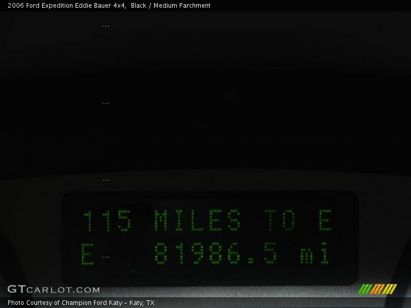 Black / Medium Parchment 2006 Ford Expedition Eddie Bauer 4x4