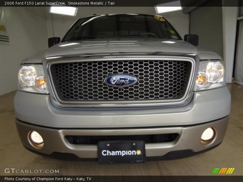 Smokestone Metallic / Tan 2006 Ford F150 Lariat SuperCrew