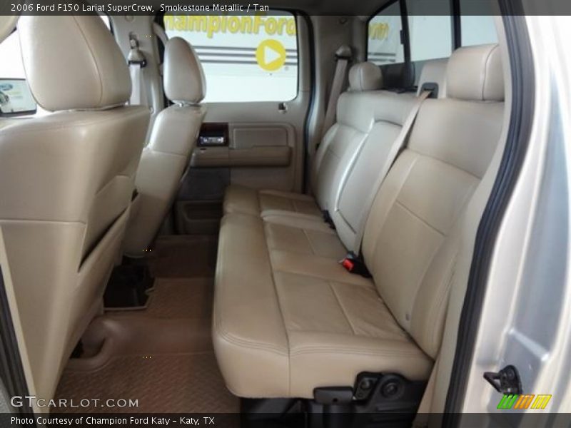 Smokestone Metallic / Tan 2006 Ford F150 Lariat SuperCrew