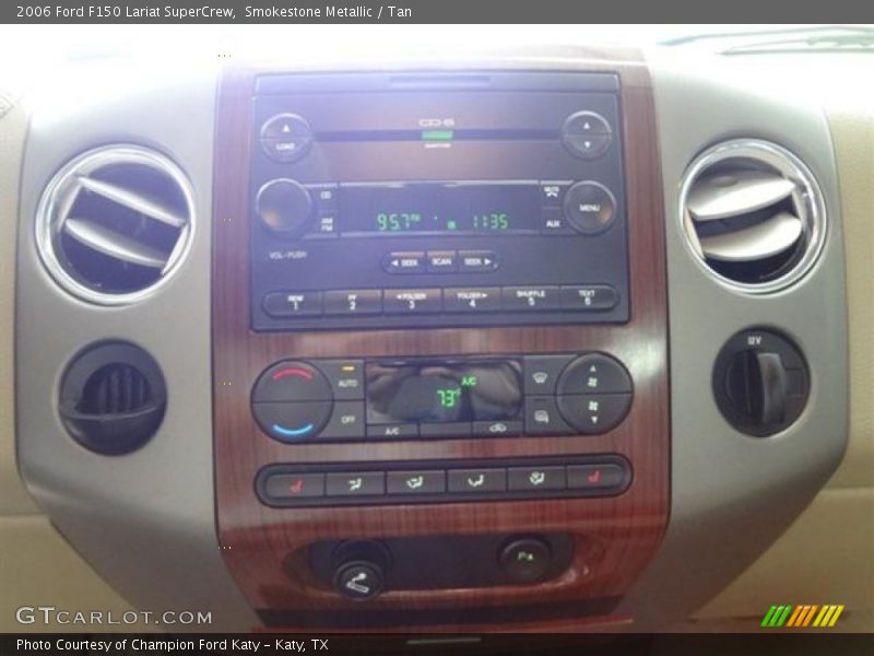 Smokestone Metallic / Tan 2006 Ford F150 Lariat SuperCrew