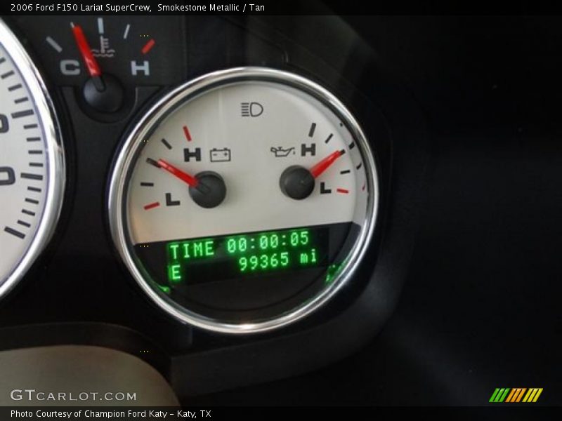 Smokestone Metallic / Tan 2006 Ford F150 Lariat SuperCrew