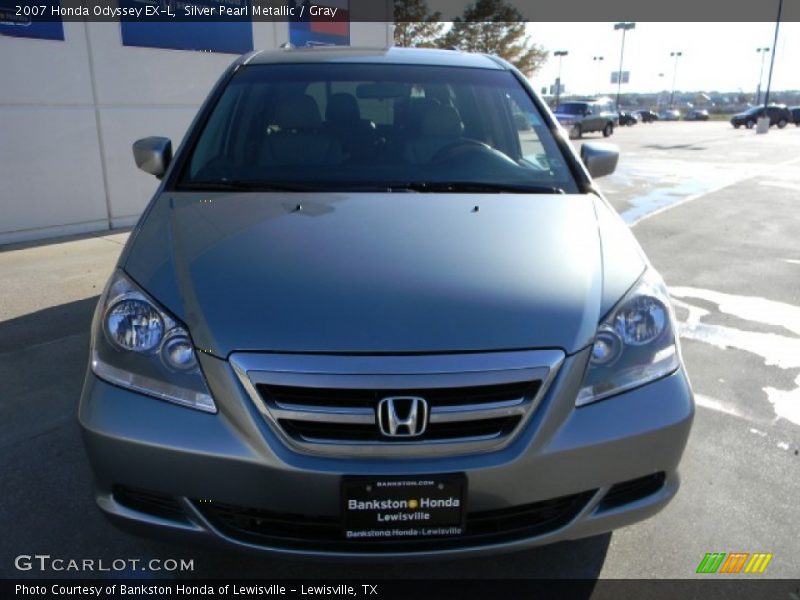 Silver Pearl Metallic / Gray 2007 Honda Odyssey EX-L
