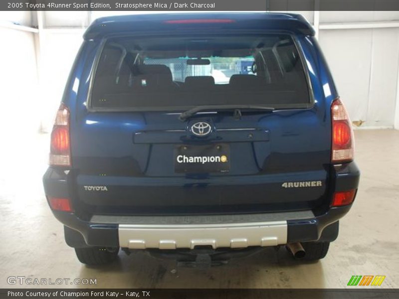 Stratosphere Mica / Dark Charcoal 2005 Toyota 4Runner Sport Edition