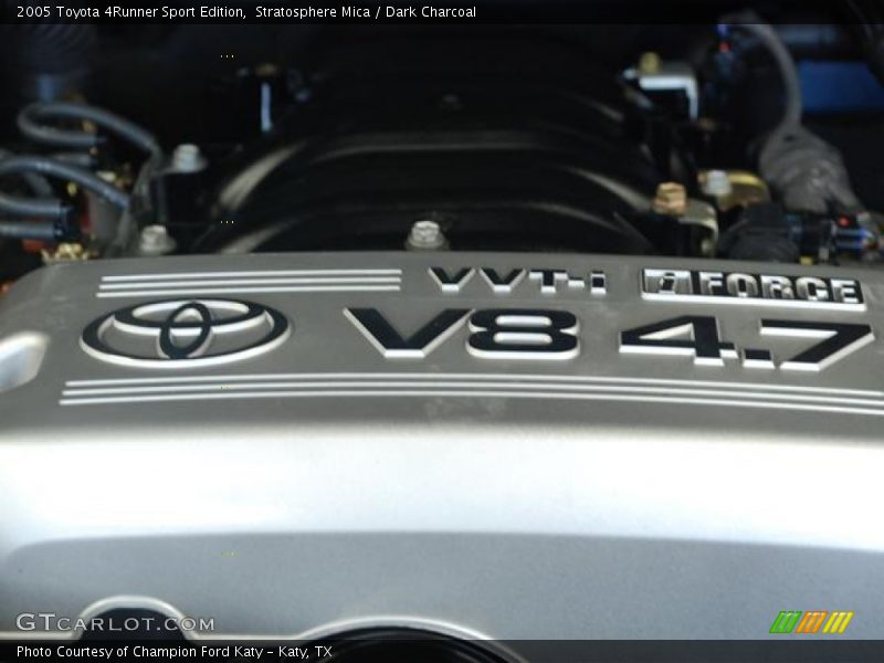 Stratosphere Mica / Dark Charcoal 2005 Toyota 4Runner Sport Edition