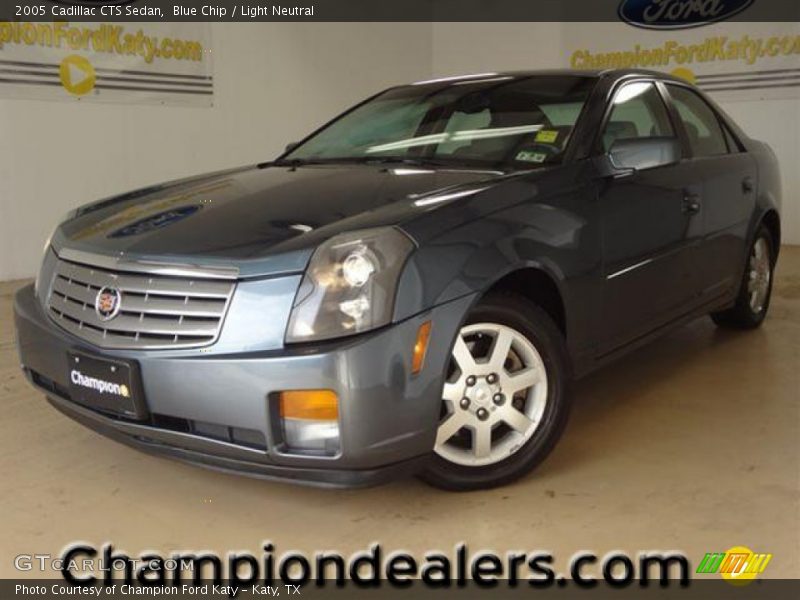 Blue Chip / Light Neutral 2005 Cadillac CTS Sedan