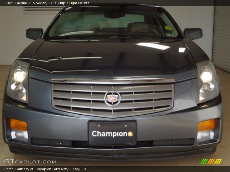 Blue Chip / Light Neutral 2005 Cadillac CTS Sedan