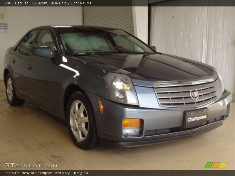 Blue Chip / Light Neutral 2005 Cadillac CTS Sedan