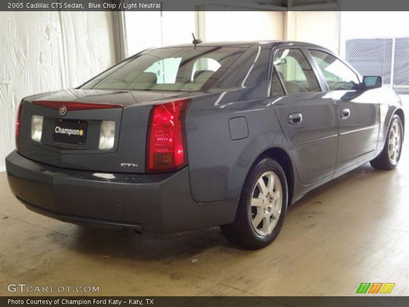 Blue Chip / Light Neutral 2005 Cadillac CTS Sedan