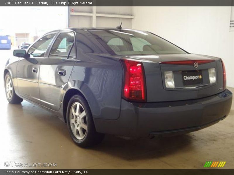 Blue Chip / Light Neutral 2005 Cadillac CTS Sedan
