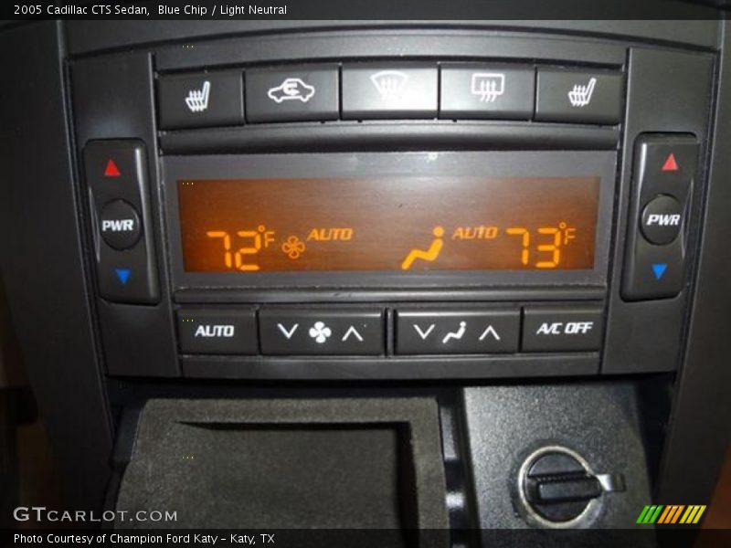 Blue Chip / Light Neutral 2005 Cadillac CTS Sedan