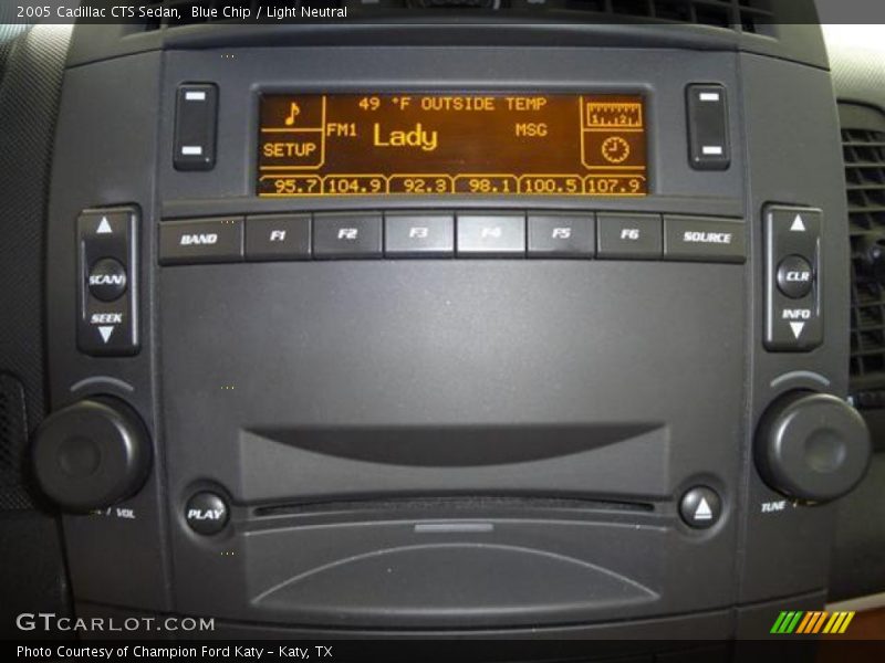 Blue Chip / Light Neutral 2005 Cadillac CTS Sedan