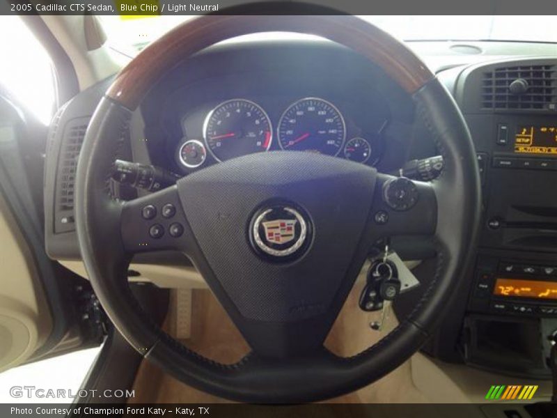 Blue Chip / Light Neutral 2005 Cadillac CTS Sedan