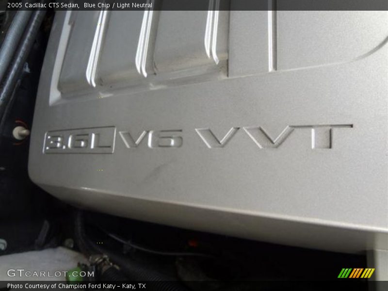 Blue Chip / Light Neutral 2005 Cadillac CTS Sedan