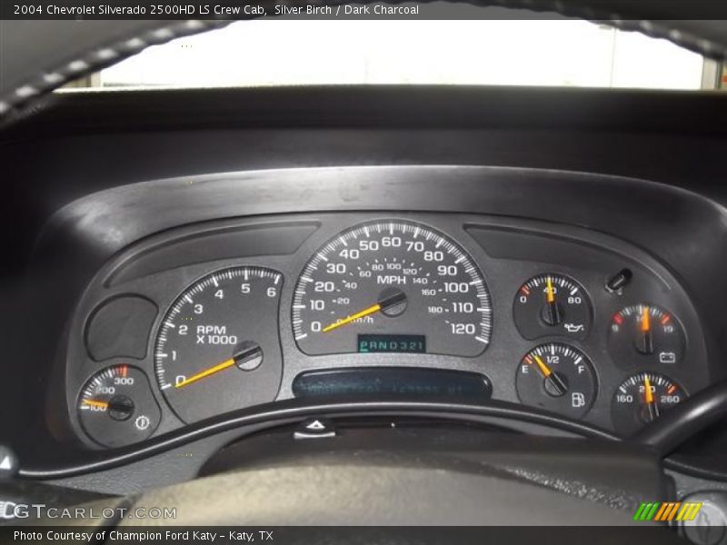 Silver Birch / Dark Charcoal 2004 Chevrolet Silverado 2500HD LS Crew Cab