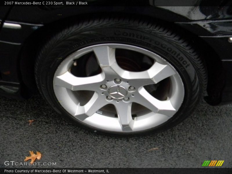 Black / Black 2007 Mercedes-Benz C 230 Sport