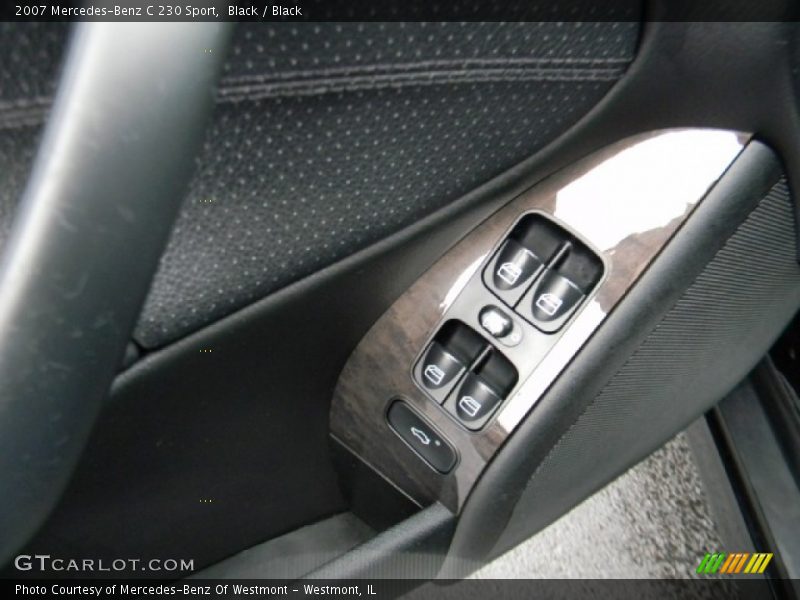 Black / Black 2007 Mercedes-Benz C 230 Sport