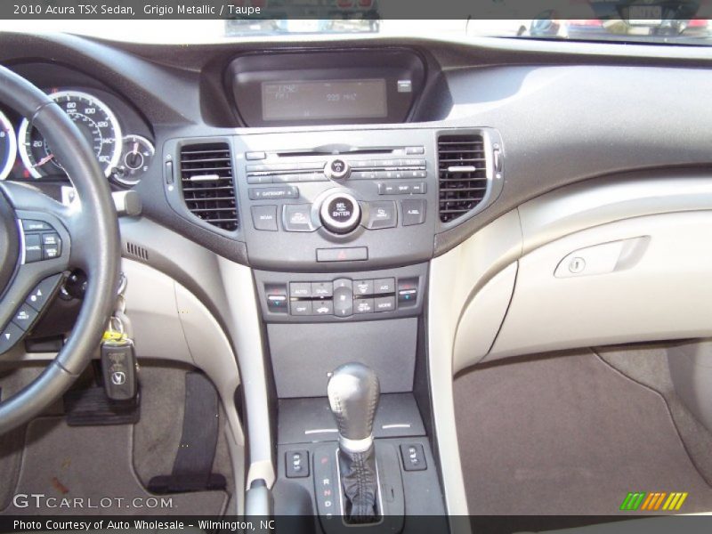Grigio Metallic / Taupe 2010 Acura TSX Sedan