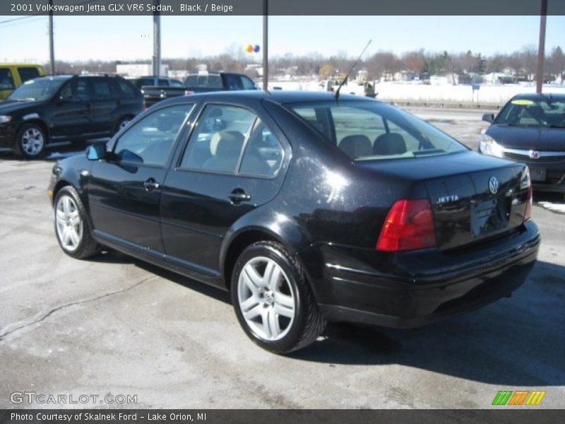 Black / Beige 2001 Volkswagen Jetta GLX VR6 Sedan