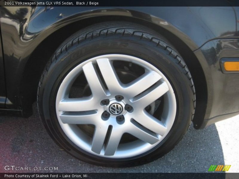 Black / Beige 2001 Volkswagen Jetta GLX VR6 Sedan