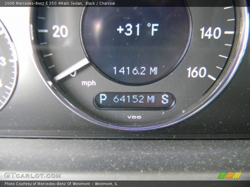 Black / Charcoal 2006 Mercedes-Benz E 350 4Matic Sedan