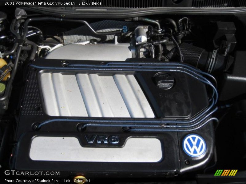 Black / Beige 2001 Volkswagen Jetta GLX VR6 Sedan