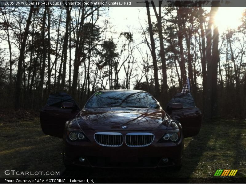 Chiaretto Red Metallic / Chateau Red 2005 BMW 6 Series 645i Coupe