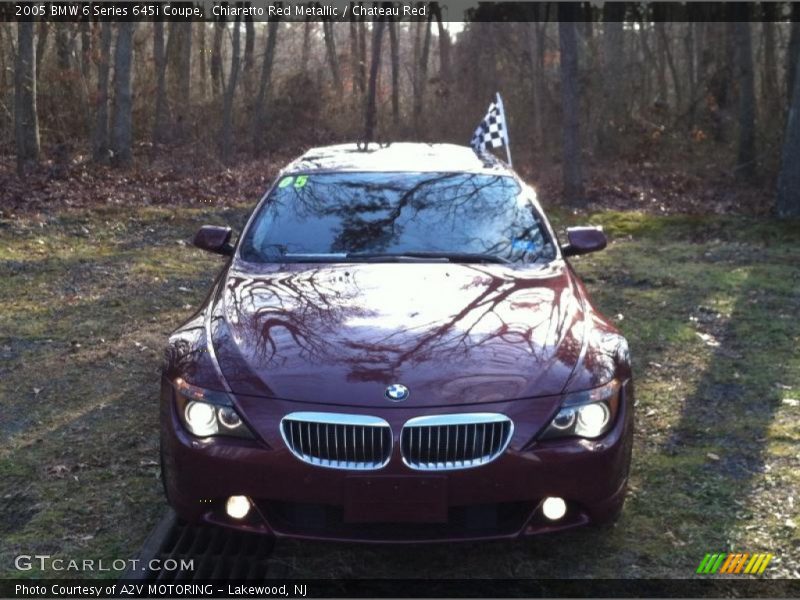 Chiaretto Red Metallic / Chateau Red 2005 BMW 6 Series 645i Coupe