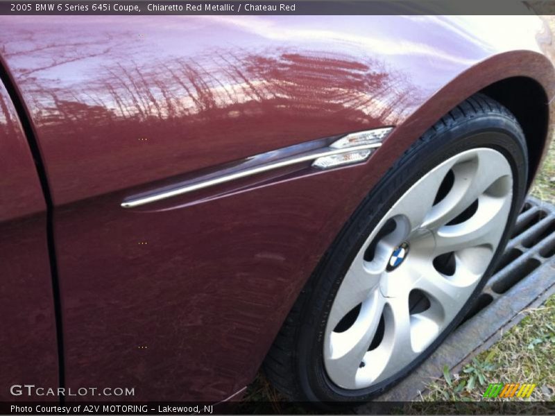 Chiaretto Red Metallic / Chateau Red 2005 BMW 6 Series 645i Coupe