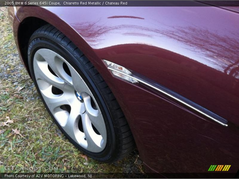 Chiaretto Red Metallic / Chateau Red 2005 BMW 6 Series 645i Coupe