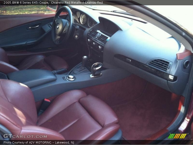 2005 6 Series 645i Coupe Chateau Red Interior