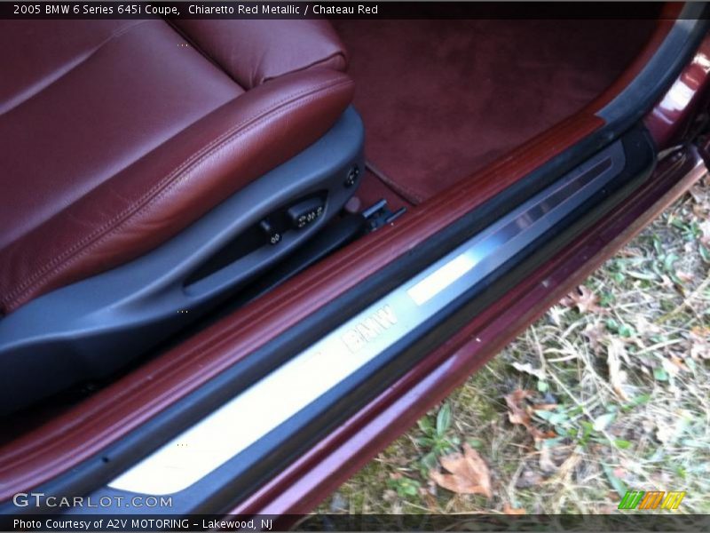 Chiaretto Red Metallic / Chateau Red 2005 BMW 6 Series 645i Coupe