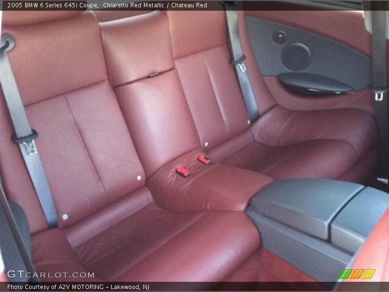  2005 6 Series 645i Coupe Chateau Red Interior
