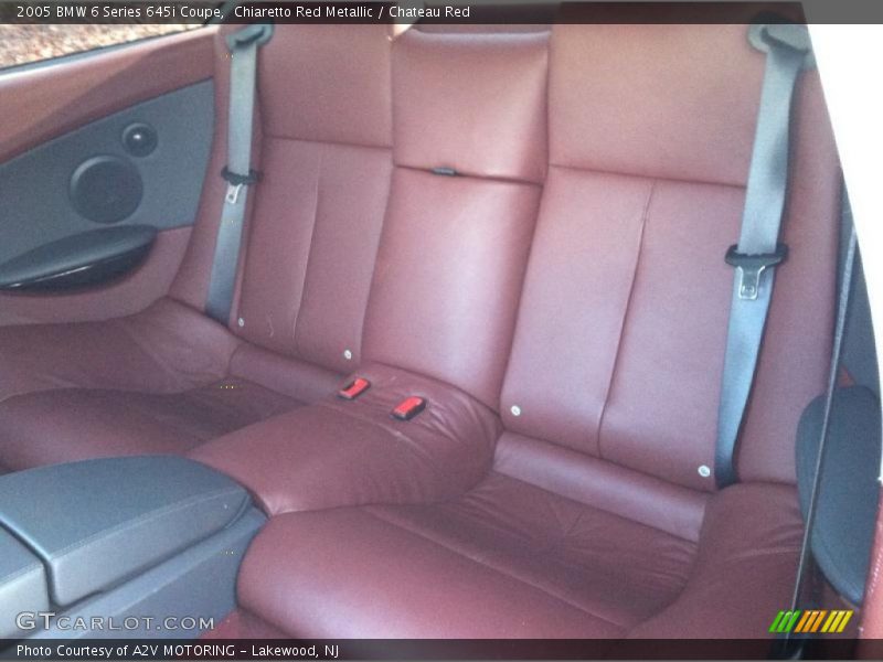 Chiaretto Red Metallic / Chateau Red 2005 BMW 6 Series 645i Coupe