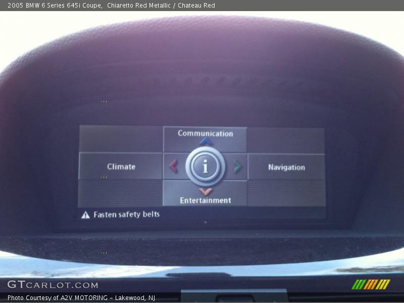 Chiaretto Red Metallic / Chateau Red 2005 BMW 6 Series 645i Coupe