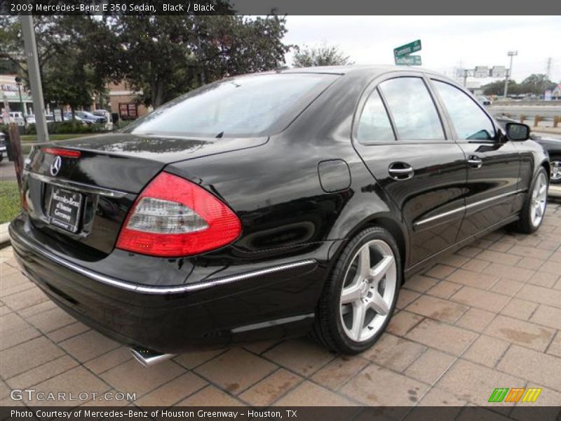 Black / Black 2009 Mercedes-Benz E 350 Sedan
