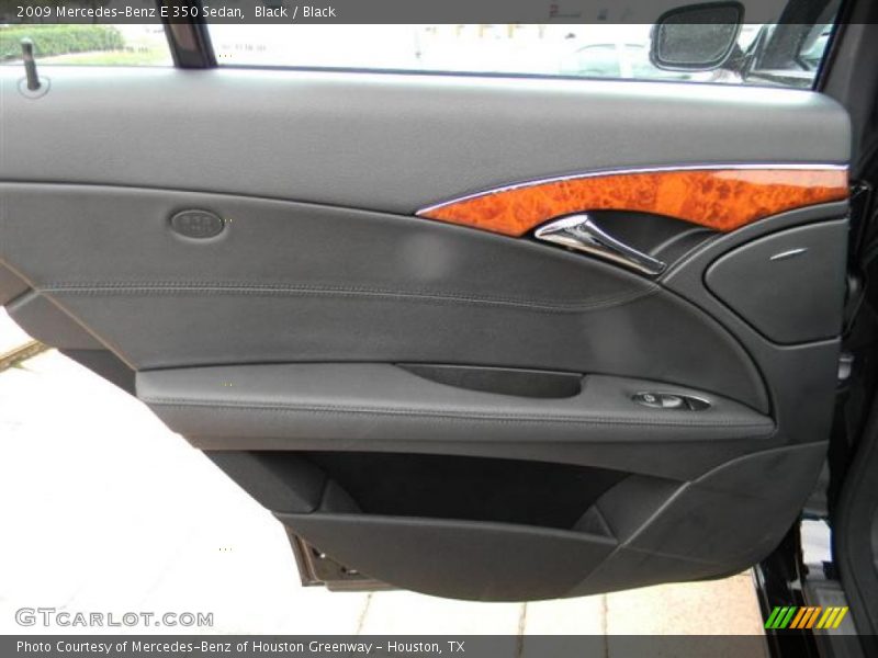 Black / Black 2009 Mercedes-Benz E 350 Sedan