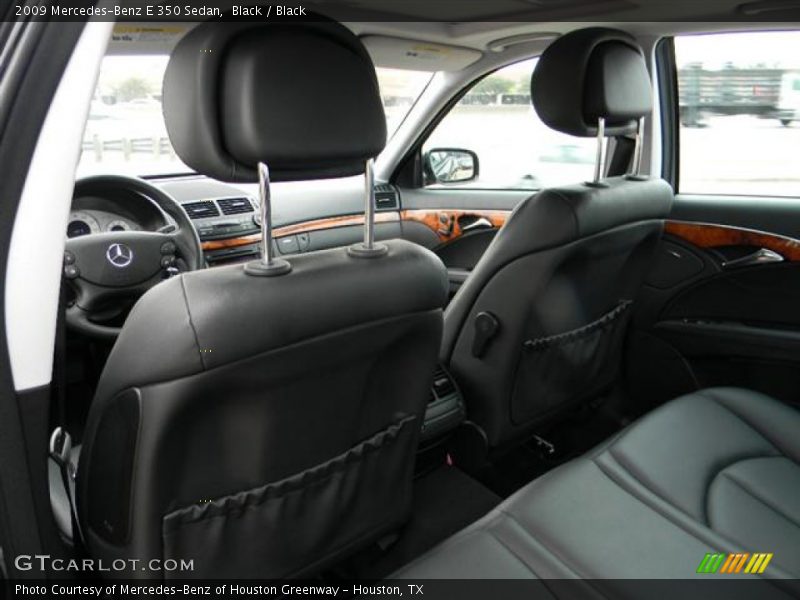 Black / Black 2009 Mercedes-Benz E 350 Sedan