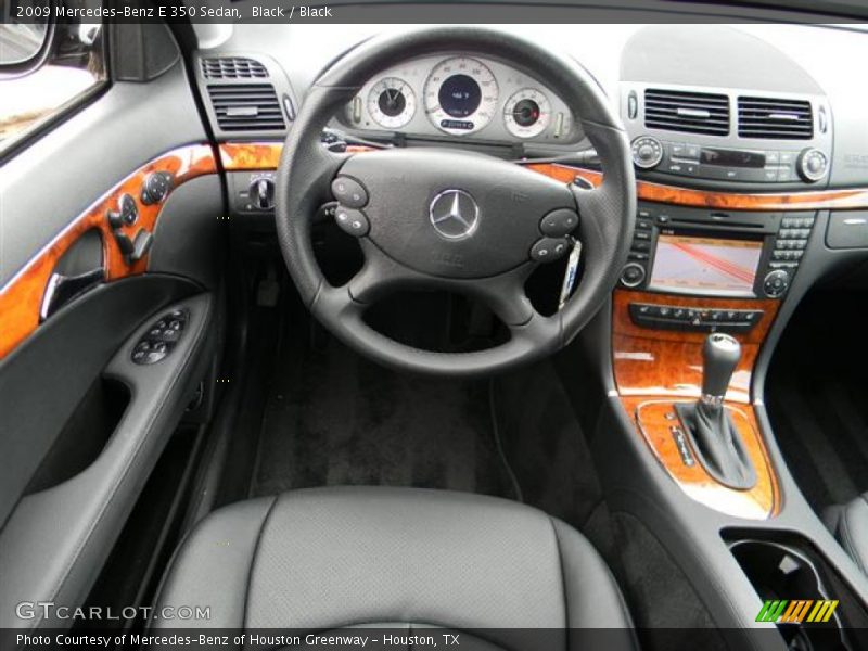 Black / Black 2009 Mercedes-Benz E 350 Sedan