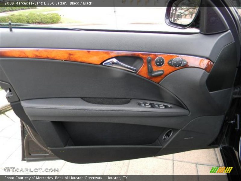 Black / Black 2009 Mercedes-Benz E 350 Sedan