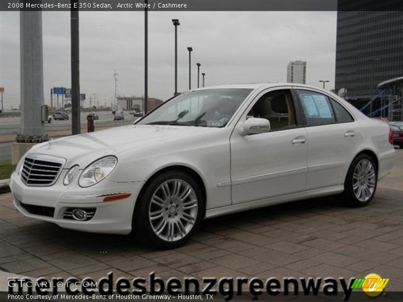 Arctic White / Cashmere 2008 Mercedes-Benz E 350 Sedan