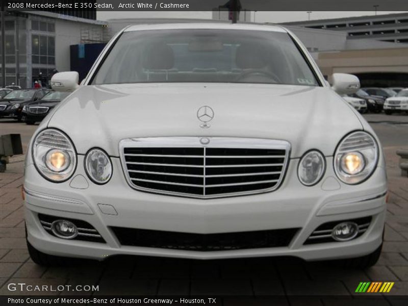 Arctic White / Cashmere 2008 Mercedes-Benz E 350 Sedan