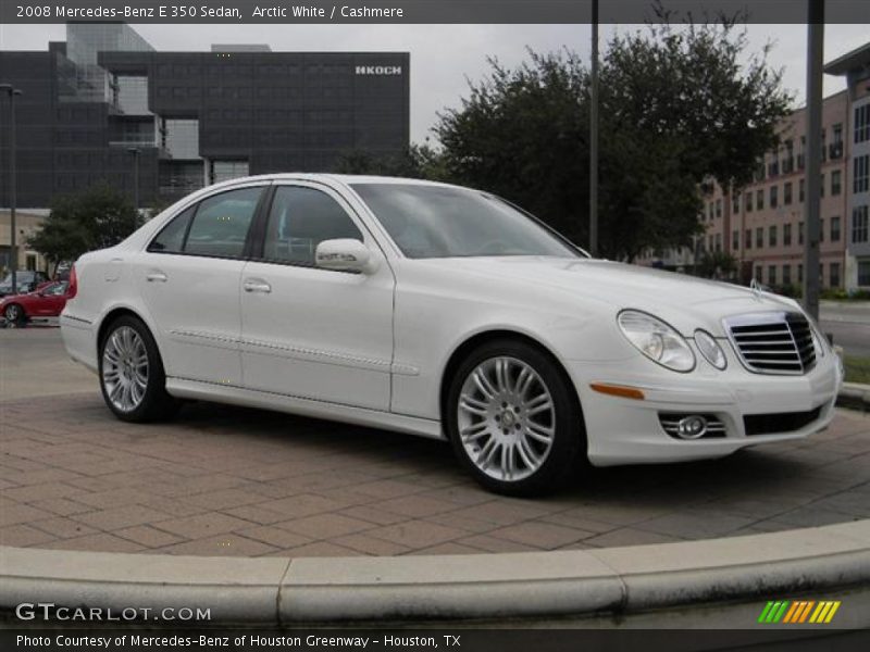 Arctic White / Cashmere 2008 Mercedes-Benz E 350 Sedan