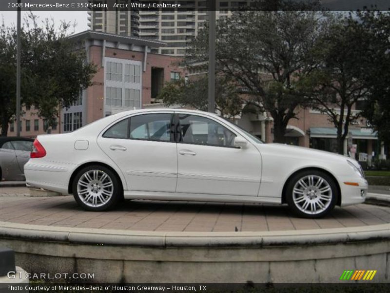 Arctic White / Cashmere 2008 Mercedes-Benz E 350 Sedan