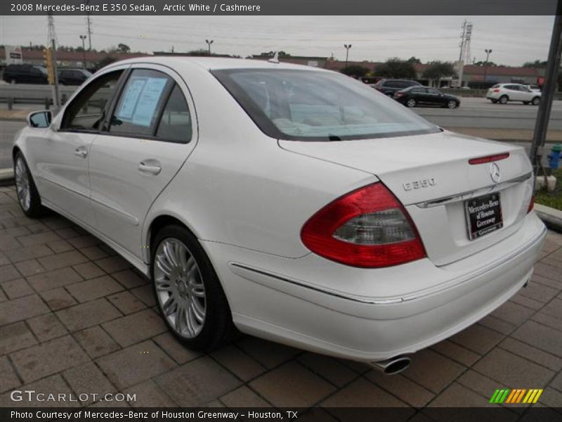 Arctic White / Cashmere 2008 Mercedes-Benz E 350 Sedan