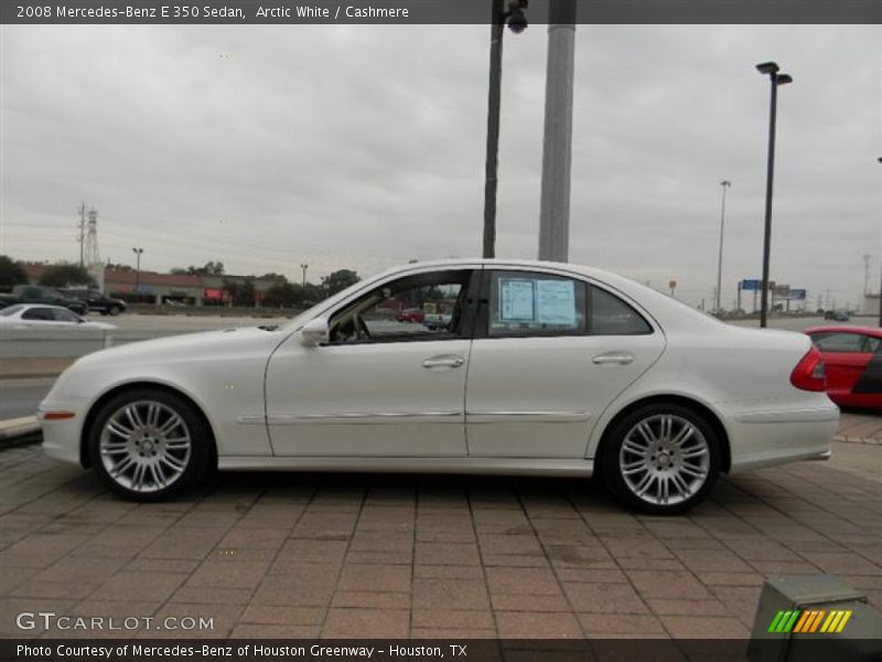 Arctic White / Cashmere 2008 Mercedes-Benz E 350 Sedan