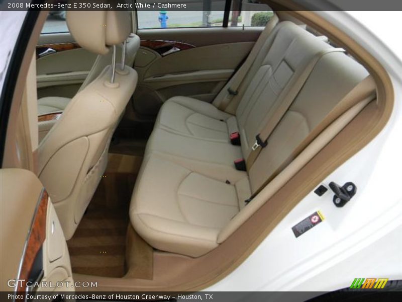 Arctic White / Cashmere 2008 Mercedes-Benz E 350 Sedan