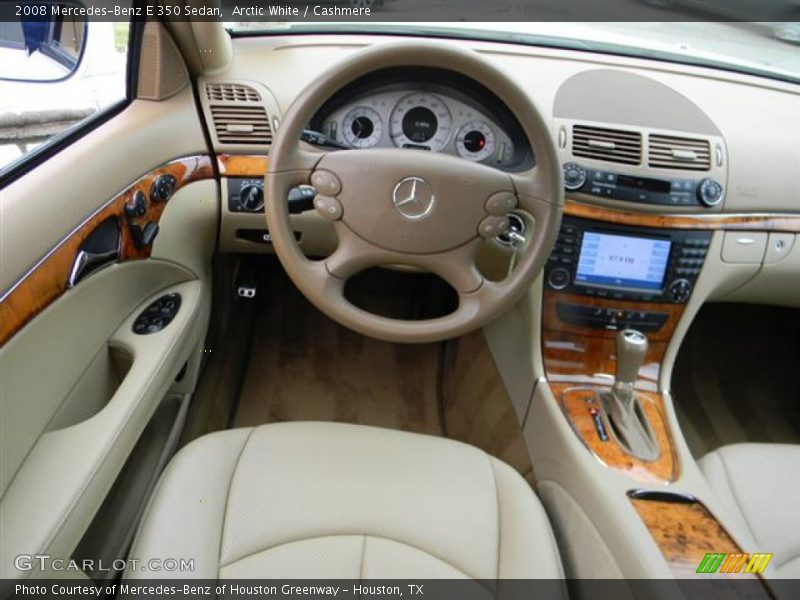 Arctic White / Cashmere 2008 Mercedes-Benz E 350 Sedan